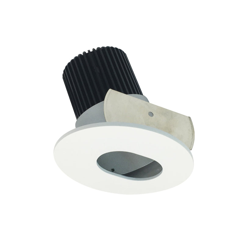 Nora NIOB-2RSL/10 2" Iolite Round Adjustable Slot Aperture Trim - 1000 Lumens - Matte Powder White