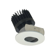 Nora NIOB-2RSL/HL 2" Iolite Round Adjustable Slot Aperture Trim - High Lumen - Matte Powder White