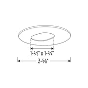 Nora NIOB-2RSL/HL 2" Iolite Round Adjustable Slot Aperture Trim - High Lumen