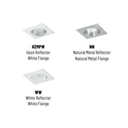 Nora NIOB-2SC/10 2" Iolite Square Adjustable Cone Reflector Trim - 1000 Lumens