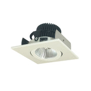 Nora NIOB-2SG/10 2" Iolite Square Adjustable Gimbal Trim - 1000 Lumens - White
