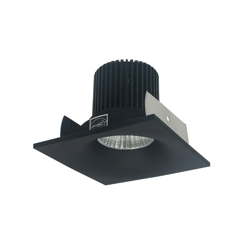 Nora NIOB-2SNB/10 2" Iolite Square Bullnose Trim - 1000 Lumens - Black