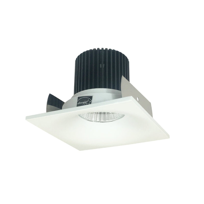 Nora NIOB-2SNB/10 2" Iolite Square Bullnose Trim - 1000 Lumens - Matte Powder White
