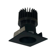 Nora NIOB-2SNDC/HL 2" Iolite Square Reflector with Round Aperture Trim - High Lumen - Black