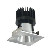 Nora NIOB-2SNDC/HL 2" Iolite Square Reflector with Round Aperture Trim - High Lumen - Natural Metal