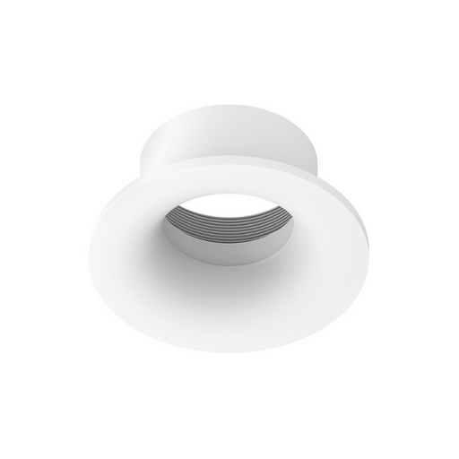 Nora NIOC-1RNB Iolite 1" Round Can-less Bullnose Trim - Bright White