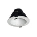 Nora NIOC-4RSLA 4" Iolite Can-less Round Adjustable Slot Trim - Matte Powder White Reflector / Matte Powder White Flange