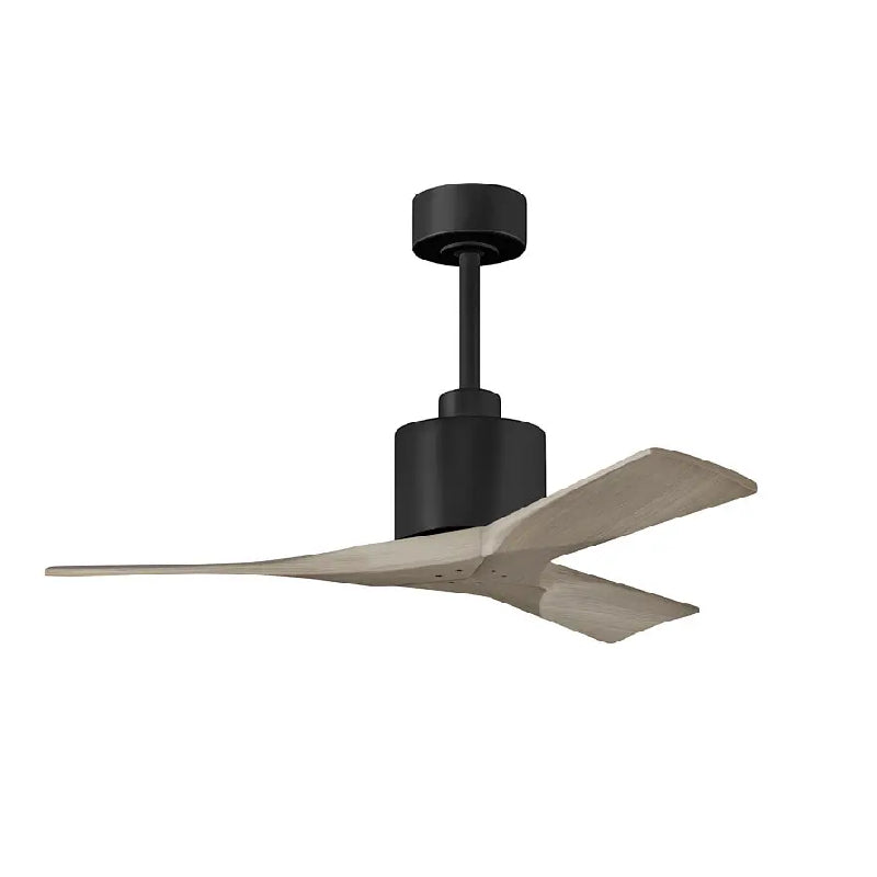Matthews Fan Nan 42" Ceiling Fan - Matte Black/Gray Ash