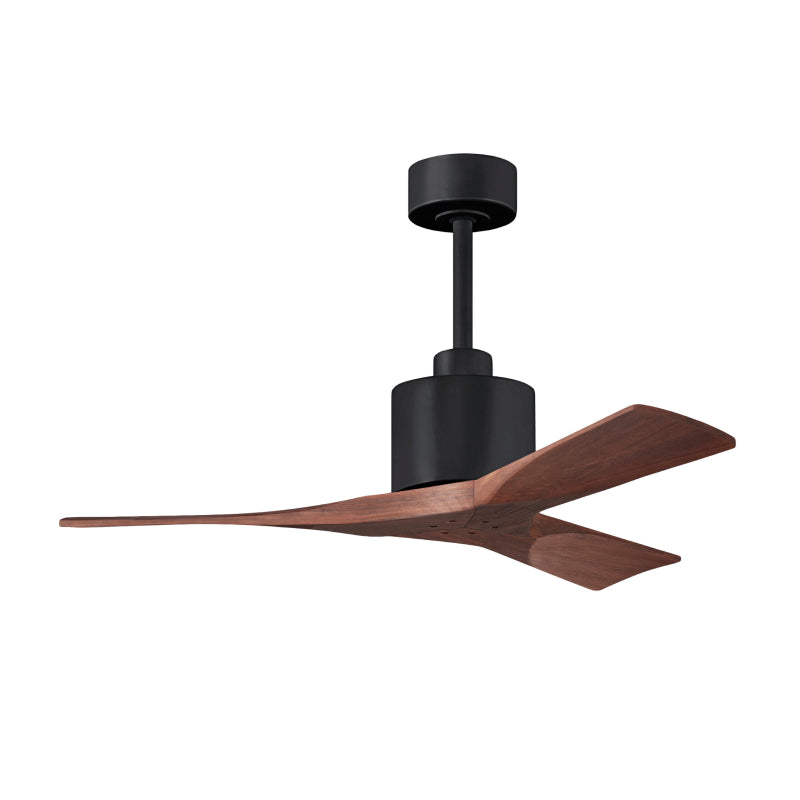 Matthews Fan Nan 42" Ceiling Fan - Matte Black/Walnut