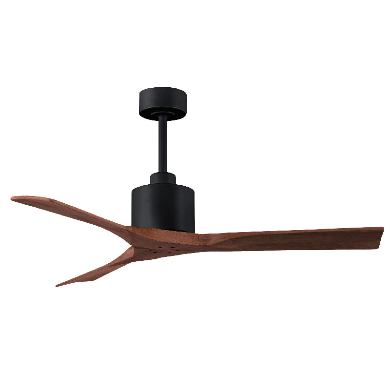 Matthews Fan Nan 52" Ceiling Fan - Matte Black/Walnut