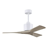 Matthews Fan Nan 42" Ceiling Fan - Matte White/Gray Ash