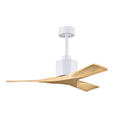 Matthews Fan Nan 42" Ceiling Fan - Matte White/Light Maple
