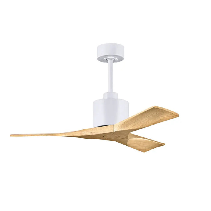 Matthews Fan Nan 42" Ceiling Fan - Matte White/Light Maple