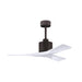 Matthews Fan Nan 42" Ceiling Fan - Textured Bronze/Matte White