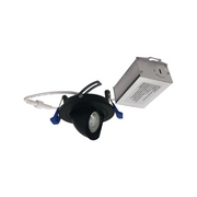 Nora NM2-2R270 2" M2 Round Mini Recessed Adjustable Elbow - 500 Lumens - Black