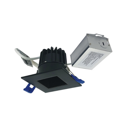 Nora NM2-2SDC60 2" M2 Square Mini Recessed Downlight - 600 Lumens - Black