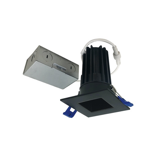 Nora NM2-2SDC85 2" M2 Square Mini Recessed Downlight - 850 Lumens - Black