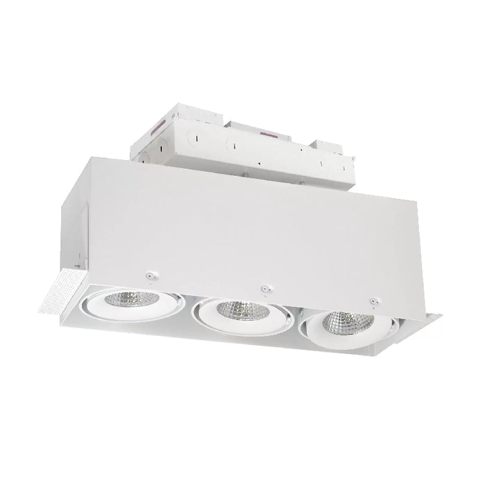 Nora NMRTLG-13 Trimless Three Head LED Multiple Lighting System 0-10V Dimming, 129-277V