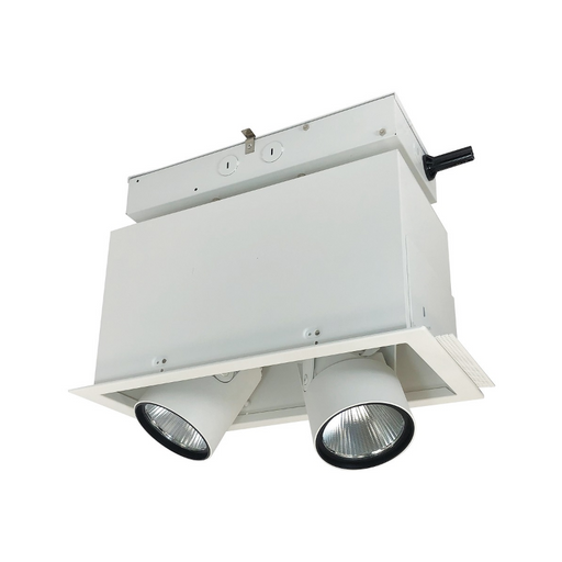 Nora NMRTLGPD-12 2 Heads Pull-Down Adjustable LED Trimless Mulitple Lighting System, 120V