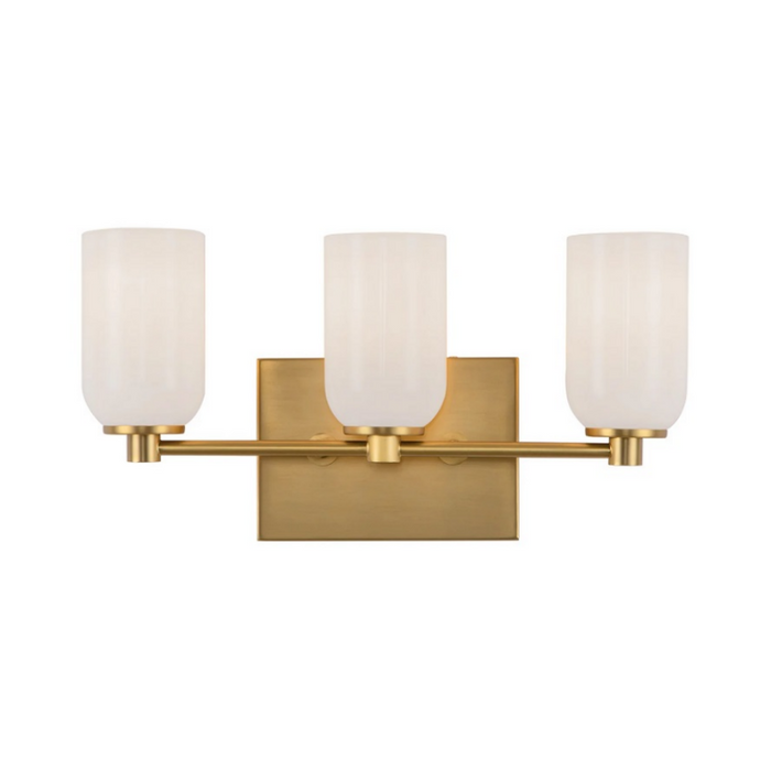 Kuzco VL57718 Nola 3-lt 18" Vanity Light - Brushed Gold