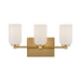 Kuzco VL57718 Nola 3-lt 18" Vanity Light - Brushed Gold