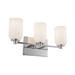 Kuzco VL57718 Nola 3-lt 18" Vanity Light - Chrome