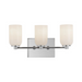 Kuzco VL57718 Nola 3-lt 18" Vanity Light - Chrome