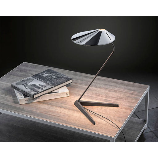 Bover Non La T 1-lt 19" Tall LED Table Lamp-Chrome