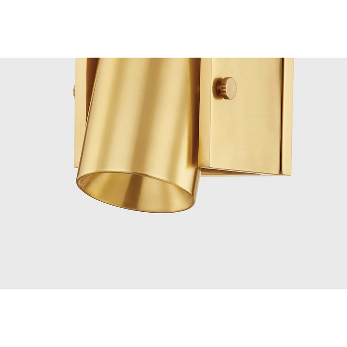 Hudson Valley 2306 Nowra 1-lt 6" Tall Wall Sconce - Aged Brass