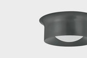 Hudson Valley 1714 Noxon 1-lt 14" LED Flush Mount - Distressed Bronze
