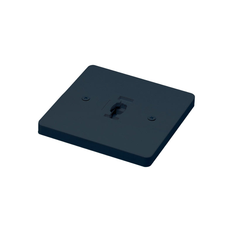 Nora NT-319 Square Monopoint Canopy for Line Voltage Track Heads - Black