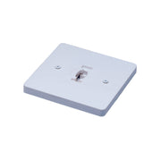 Nora NT-319 Square Monopoint Canopy for Line Voltage Track Heads - Silver