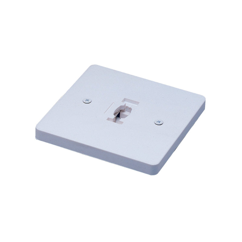 Nora NT-319 Square Monopoint Canopy for Line Voltage Track Heads - Silver