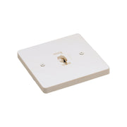 Nora NT-319 Square Monopoint Canopy for Line Voltage Track Heads - White