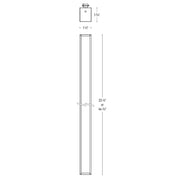 Nora NTE-LIN LED 2' Tunable T-Line Linear Track, CCT Selectable, 1600 lm, Dimming, 120V