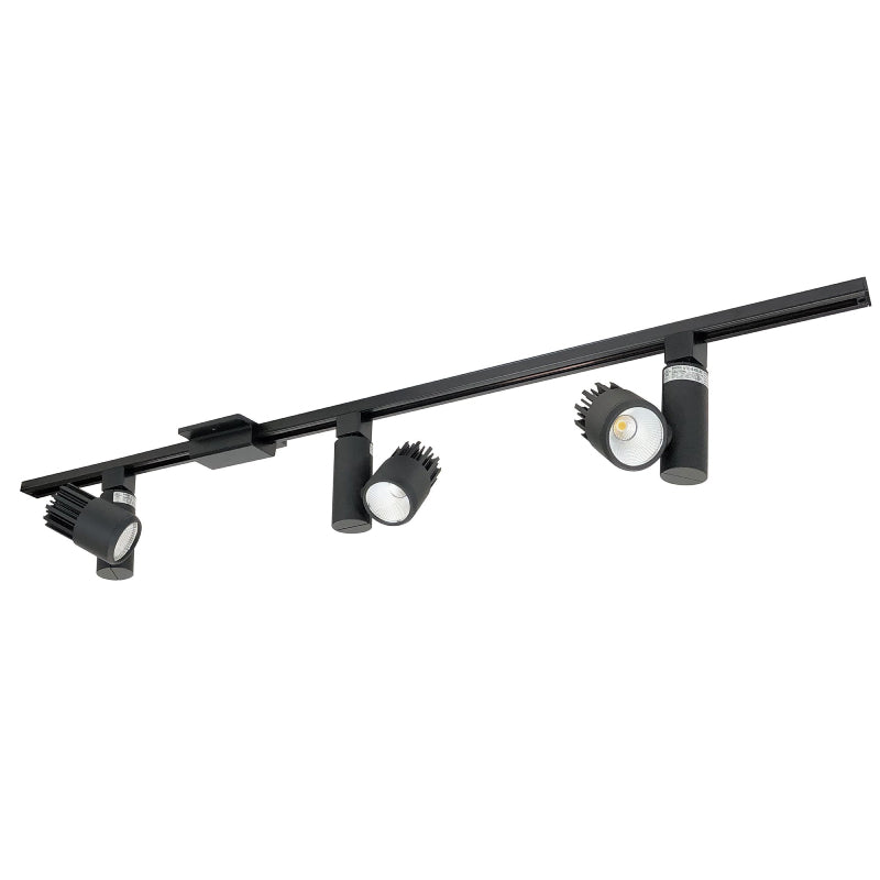 Nora NTLE-845 Aiden 4' 3-lt LED Track Pack - Black