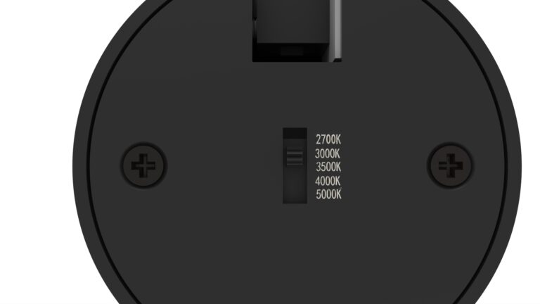 Nora NTZ Zoomable Track Head with Selectable CCT and Adjustable Beam Spread Source: 20W LED 1550lm, 120V