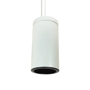 Nora NYLI-6CI1 6" Cylinder, Cable Mount, Reflector Trim - Black/Black/White Cylinder