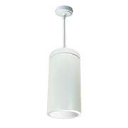 Nora NYLI-6PI1 6" Cylinder, Pendant Rod, Reflector Trim - White/White/White Cylinder