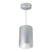 Nora NYLM-5C iLENE 5" Mini Cylinder LED Pendant, 120-277V - Silver