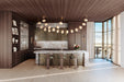 Corbett 473-09 Nephele 8-lt 99" LED Pendant