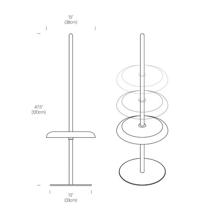 Pablo Designs Nivél LED Floor Lamp
