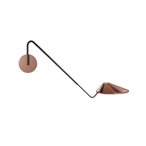 Bover Nón Lá A/04 1-lt 36" LED Wall Light-Satin Copper