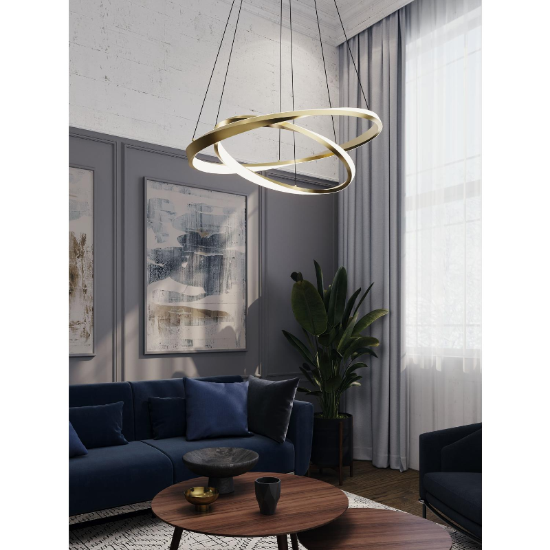 AFX OBRP2432LAJUD Oberon 2-lt 32" LED Pendant