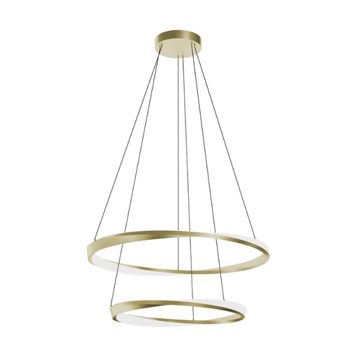 AFX OBRP2432LAJUD Oberon 2-lt 32" LED Pendant - Light Antique Brass