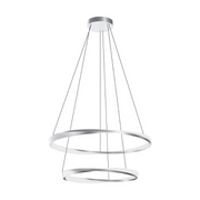 AFX OBRP2432LAJUD Oberon 2-lt 32" LED Pendant - Satin Nickel