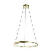 AFX OBRP24LAJUD Oberon 1-lt 24" LED Pendant - Light Antique Brass