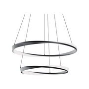 AFX OBRP3240LAJUD Oberon 2-lt 40" LED Pendant - Black