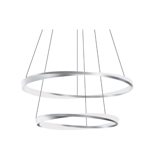 AFX OBRP3240LAJUD Oberon 2-lt 40" LED Pendant - Satin Nickel