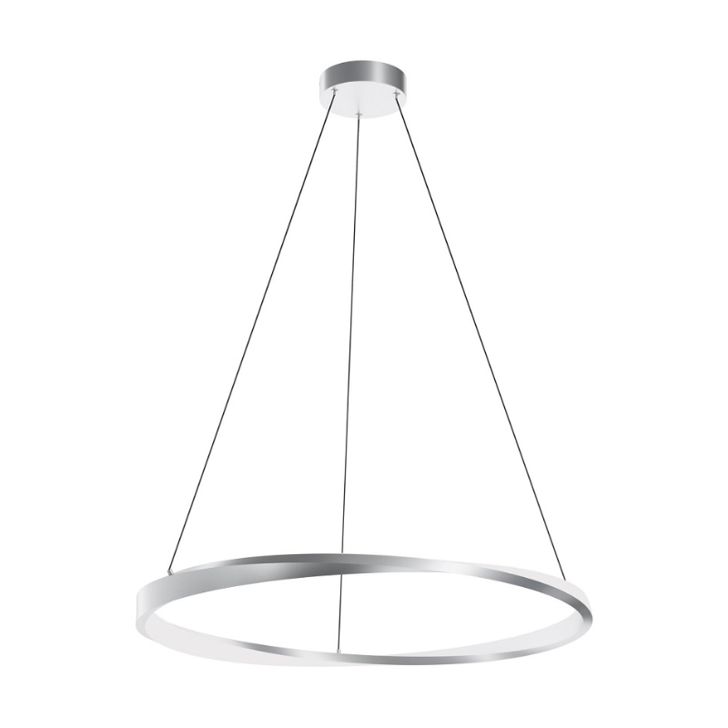 AFX OBRP32LAJUD Oberon 1-lt 32" LED Pendant - Satin Nickel